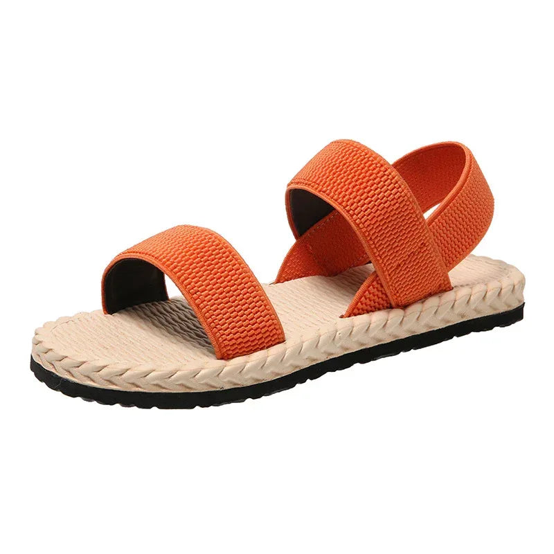 Women's Non-slip Wear-resistant Comfortable Soft Bottom Color Flat Sandals - DanaFashionstore