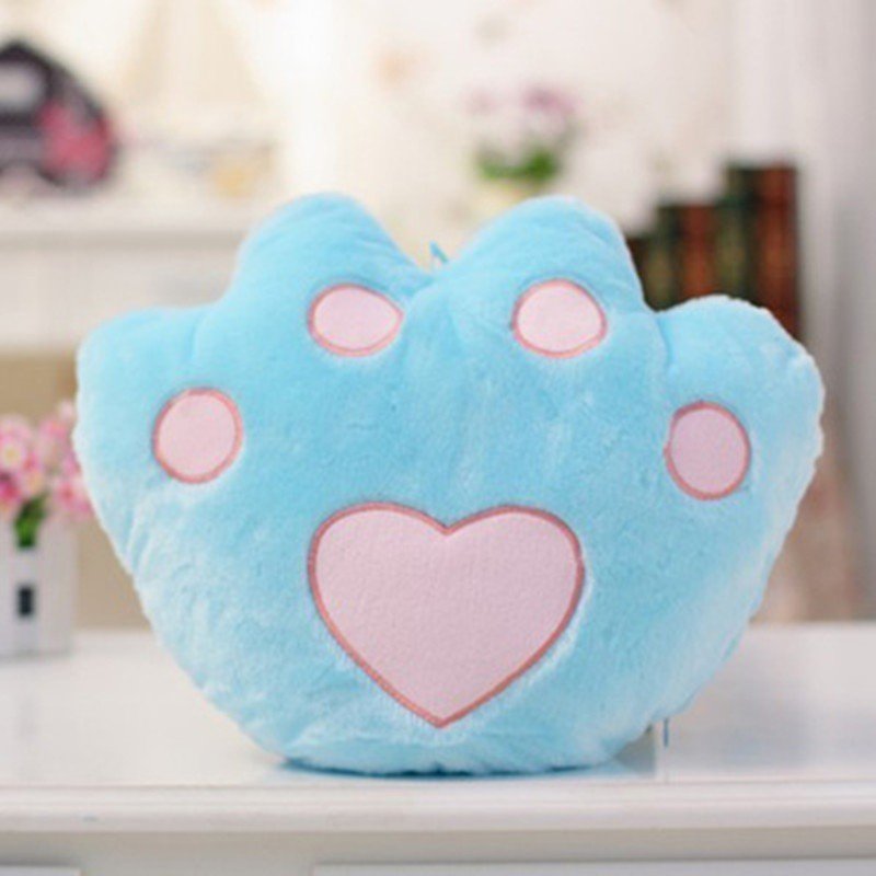 34CM Unique Toy Luminous Pillow Vivid Star Design LED Light Colorful Cushion Stars Plush Pillow Toys Gift For Kids Children Girl $33.72 Dana Fashion Color: Blue style: Bear's paw Toys & Hobbies Age Range: >3 years old Filling: PP Cotton Size: 41cm*33cm*10