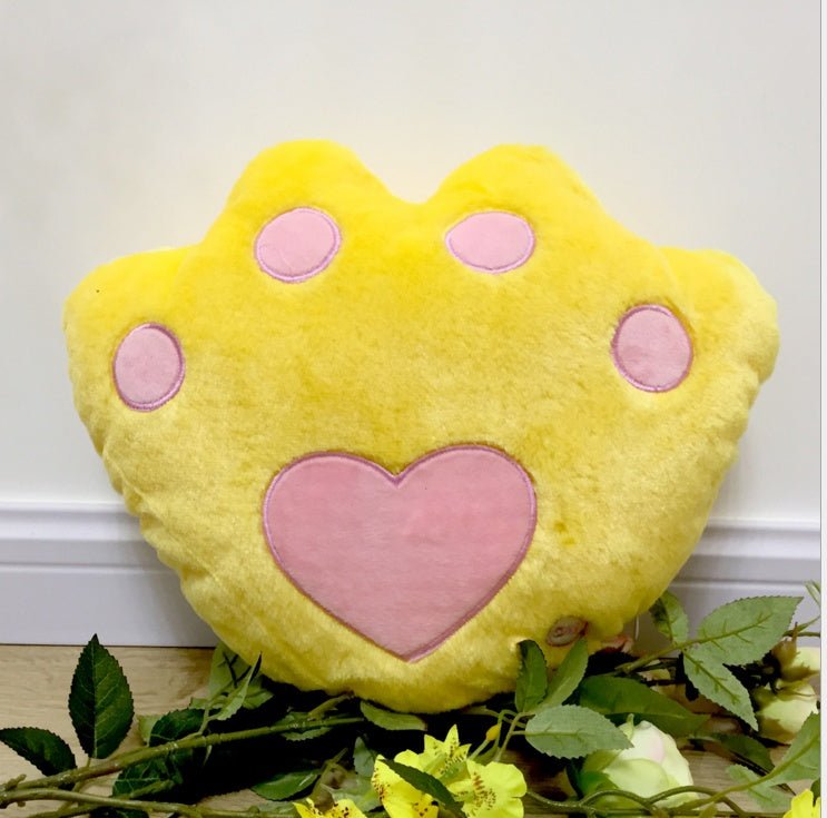 34CM Unique Toy Luminous Pillow Vivid Star Design LED Light Colorful Cushion Stars Plush Pillow Toys Gift For Kids Children Girl $33.72 Dana Fashion Color: Yellow style: Bear's paw Toys & Hobbies Age Range: >3 years old Filling: PP Cotton Size: 41cm*33cm*