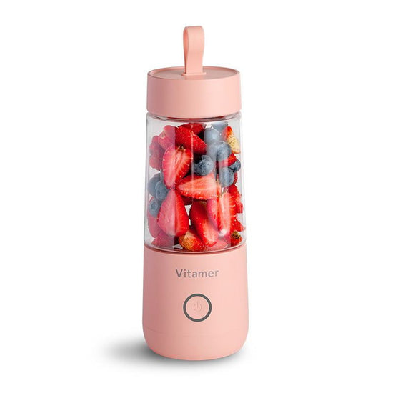 350ml Portable Blender Juicer Electric USB Rechargeable Mixer Smoothie Slushy Cup Juice Blender Bottle USB Charging Kitchen Gadgets $54.65 Dana Fashion Color: Pink Dana's Kitchen Overview: 1. Multi-function. With two functions of bottle and juicer. One pr