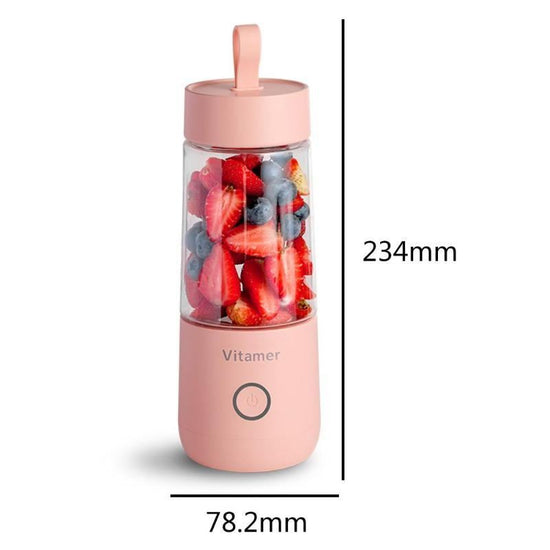350ml Portable Blender Juicer Electric USB Rechargeable Mixer Smoothie Slushy Cup Juice Blender Bottle USB Charging Kitchen Gadgets $54.65 Dana Fashion Color: Pink Dana's Kitchen Overview: 1. Multi-function. With two functions of bottle and juicer. One pr