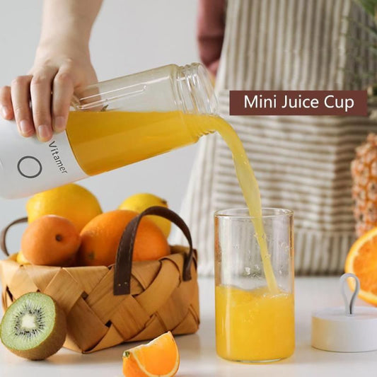 350ml Portable Blender Juicer Electric USB Rechargeable Mixer Smoothie Slushy Cup Juice Blender Bottle USB Charging Kitchen Gadgets $54.65 Dana Fashion Color: Pink Dana's Kitchen Overview: 1. Multi-function. With two functions of bottle and juicer. One pr