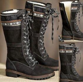 Plus Size Autumn And Winter Warm Cotton Boots - DanaFashionstore