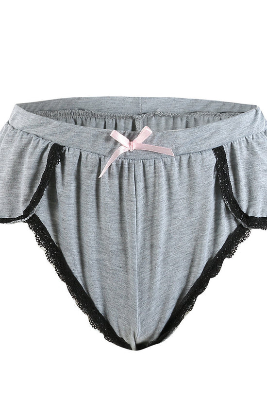 Sexy sexy lace suspender comfortable pajamas set