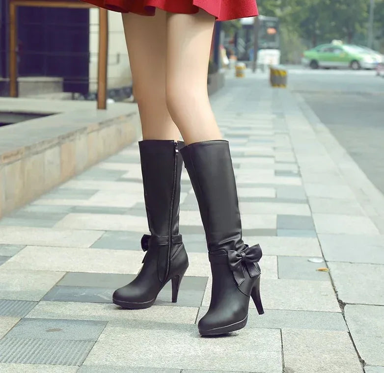 Bow with round head Martin boots - DanaFashionstore