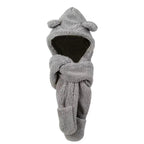 Ears Animal Hat Gloves Scarf - DanaFashionstore