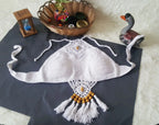 Europe and the United States new woman swimsuit set, beach sunshine bath, foreign trade Crochet Crochet tassel bikini - DanaFashionstore