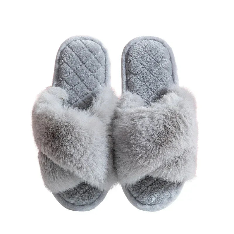 Women's Fashion Casual Home Indoor Plush Slippers - DanaFashionstore