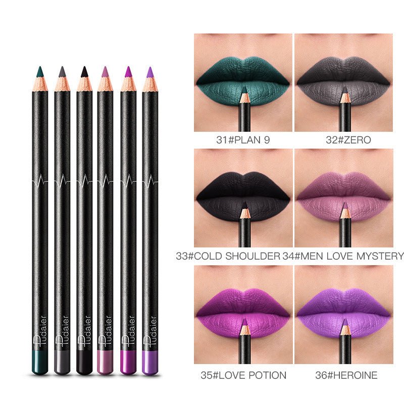 36 Color Lip Liner Waterproof Non-smudge Nude Color $13.00 Dana Fashion style: 6 Style makeup Product Details: Color: 01#-06#, 07#-12#, 13#-18#, 19#-24#, 25#-30#, 31#-36# Specifications: normal specifications Shelf life: 3 years Ingredients: Honey, Beeswa