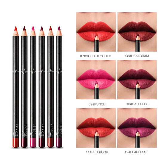 36 Color Lip Liner Waterproof Non-smudge Nude Color $13.00 Dana Fashion style: 3 Style makeup Product Details: Color: 01#-06#, 07#-12#, 13#-18#, 19#-24#, 25#-30#, 31#-36# Specifications: normal specifications Shelf life: 3 years Ingredients: Honey, Beeswa