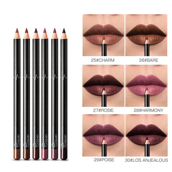 36 Color Lip Liner Waterproof Non-smudge Nude Color $13.00 Dana Fashion style: 5 Style makeup Product Details: Color: 01#-06#, 07#-12#, 13#-18#, 19#-24#, 25#-30#, 31#-36# Specifications: normal specifications Shelf life: 3 years Ingredients: Honey, Beeswa