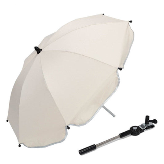 360 Degrees Pram Umbrellas Cart Accessories Adjustable Stroller Umbrella $114.09 Dana Fashion Color: Black Baby & Mother Overview: 1. Umbrella folder can be bent, pressed round buttons, can be rotated to any orientation. 2. High-density silver tape plays