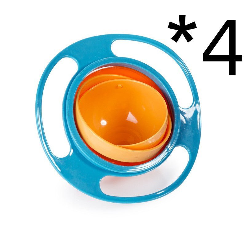 360 Rotate Universal Spill-proof Bowl Dishes $29.48 Dana Fashion Color: Blue quantity: 4pc Toys & Hobbies Overview： The inner bowl rotates 360 degrees virtually indestructible Save time, less cleaning Dishwasher safe on the top rack Note： 1.Product are ta