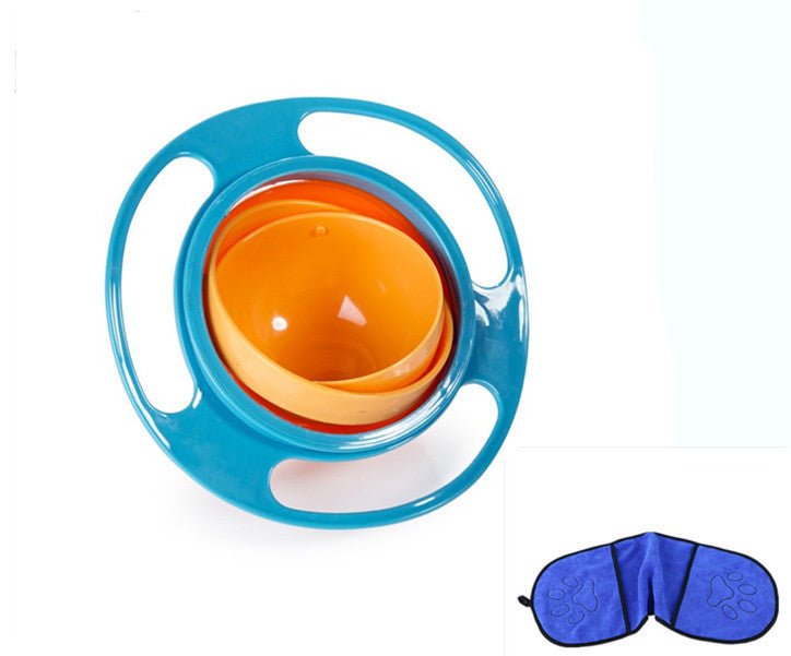 360 Rotate Universal Spill-proof Bowl Dishes $28.11 Dana Fashion Color: Blue quantity: With towel set Toys & Hobbies Overview： The inner bowl rotates 360 degrees virtually indestructible Save time, less cleaning Dishwasher safe on the top rack Note： 1.Pro