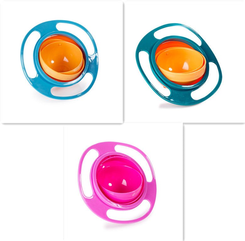 360 Rotate Universal Spill-proof Bowl Dishes $22.48 Dana Fashion Color: A set quantity: 3PC Toys & Hobbies Overview： The inner bowl rotates 360 degrees virtually indestructible Save time, less cleaning Dishwasher safe on the top rack Note： 1.Product are t