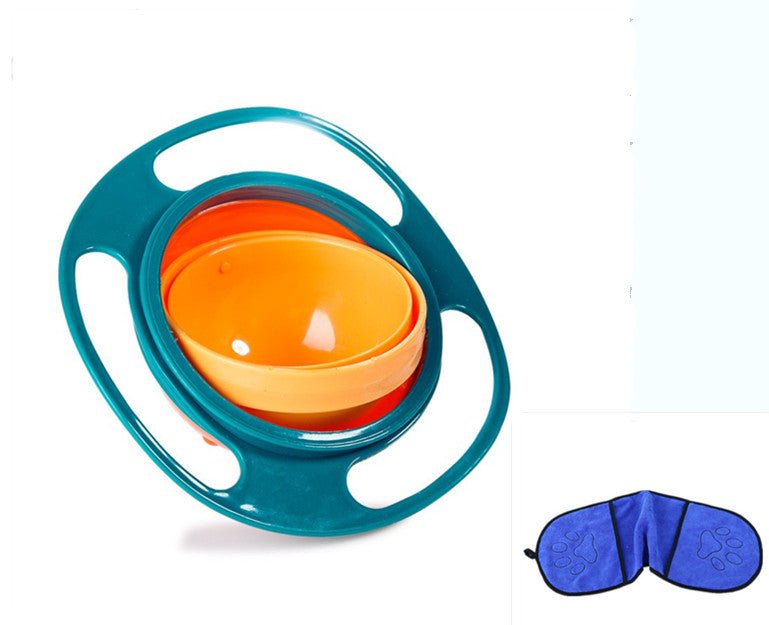 360 Rotate Universal Spill-proof Bowl Dishes $28.60 Dana Fashion Color: Green quantity: With towel set Toys & Hobbies Overview： The inner bowl rotates 360 degrees virtually indestructible Save time, less cleaning Dishwasher safe on the top rack Note： 1.Pr
