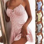 Floral Mini Camisole Dress Women 2026 - Summer Sleeveless Dress - DanaFashionstore