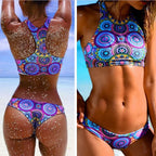 New Low Waist Triangle Bikinis High Neck Brazilian Swimwear Swimsuit Swimsuit Bikini Set Brazilian Beachwear Biquini - DanaFashionstore