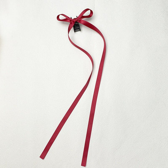 36cm Ribbon Long Polyester Cotton Bow Claw Clip $9.00 Dana Fashion Color: Polyester Cotton Light Yellow Women's Accessories Product information: Processing process: manual Color: quality polyester cotton: long ribbon grip-black 1 piece, quality polyester