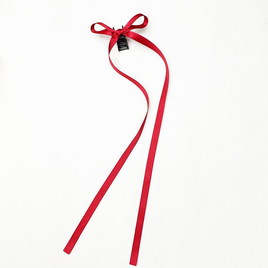 36cm Ribbon Long Polyester Cotton Bow Claw Clip $9.00 Dana Fashion Color: Polyester Cotton Purple Women's Accessories Product information: Processing process: manual Color: quality polyester cotton: long ribbon grip-black 1 piece, quality polyester cotton