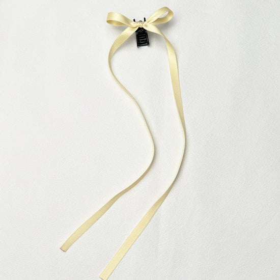 36cm Ribbon Long Polyester Cotton Bow Claw Clip $9.00 Dana Fashion Color: Polyester Cotton Blue Women's Accessories Product information: Processing process: manual Color: quality polyester cotton: long ribbon grip-black 1 piece, quality polyester cotton: