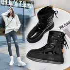 Women's Thick And Velvet Cotton Flat-bottomed Thick-soled Ankle Boots - DanaFashionstore