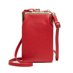 Fashion Lychee Pattern Solid Color Diagonal Shoulder Bag - DanaFashionstore