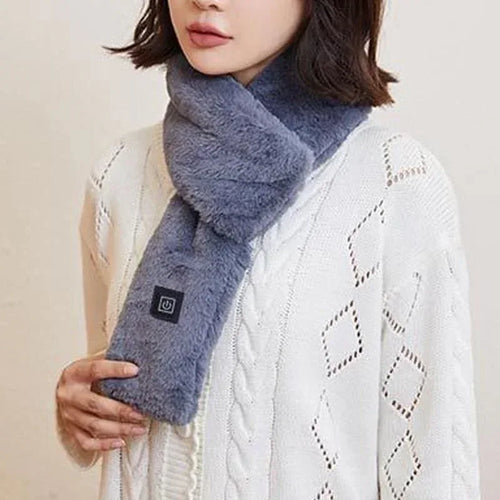Electric Ated Scarf USB Rechargeable Rabbit Hair - DanaFashionstore