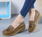 Women's Soft Sole Wedge Beanie Shoes - DanaFashionstore