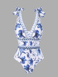 European And American Sexy Bikini One-piece Swimsuit Chiffon Dress - DanaFashionstore