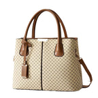 New Printed Tote Portable Shoulder Crossbody Women's Bag Middle-aged Lady Mother High Sense - DanaFashionstore