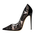 Lace hollow high heels - DanaFashionstore