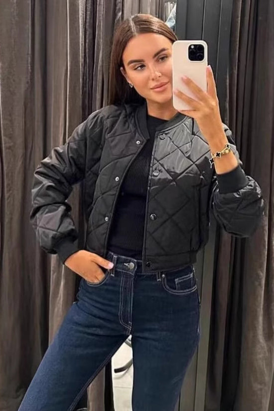 Autumn And Winter Ladies New Comfort And Casual Short Cotton Jacket Jacket Coat