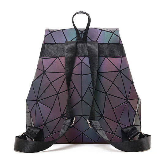 New Colorful Ladies Geometric Diamond Backpack - DanaFashionstore