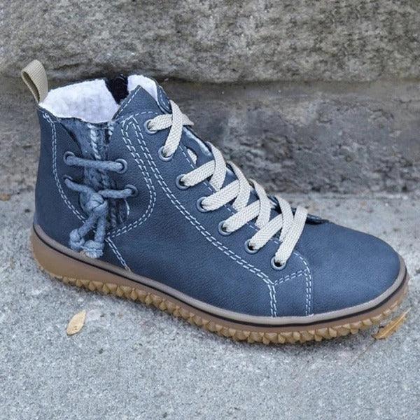 New snow boots women flat heel - DanaFashionstore