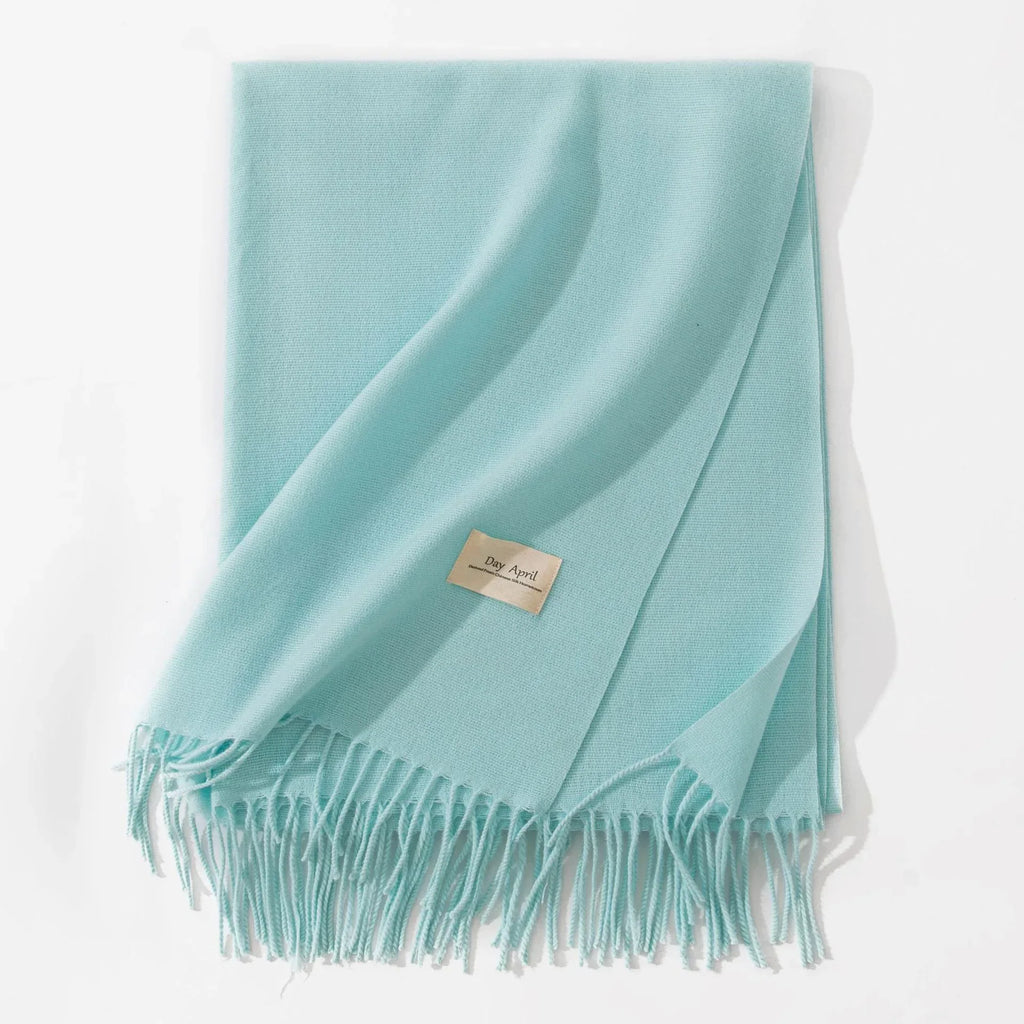 Pure Color Artificial Cashmere Scarf Women's Winter High-grade Shawl - DanaFashionstore