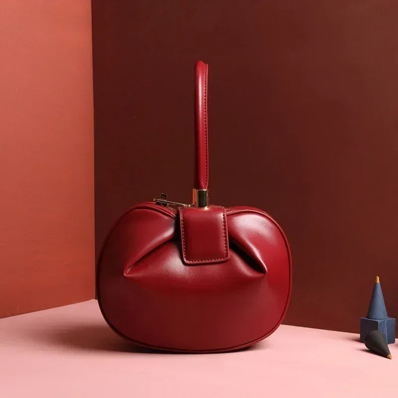 Leather handbags fashion dumplings handbag - DanaFashionstore