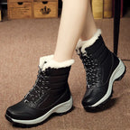 Plus velvet high-top women's shoes waterproof snow boots - DanaFashionstore