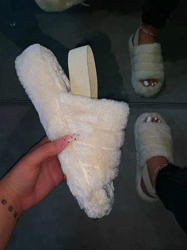 Open-toe slippers with thick bottom muffins - DanaFashionstore