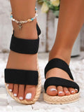 Women's Non-slip Wear-resistant Comfortable Soft Bottom Color Flat Sandals - DanaFashionstore