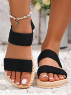 Women's Non-slip Wear-resistant Comfortable Soft Bottom Color Flat Sandals - DanaFashionstore