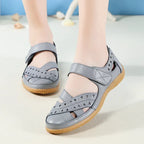 Women's Hollow Hole Leather Casual Sandals - DanaFashionstore