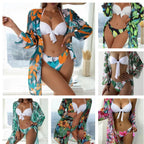 Women's Three-piece Bikini Mesh Split Swimsuit - DanaFashionstore