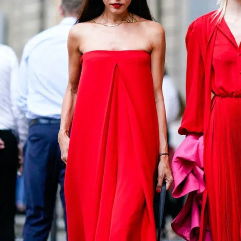 One-Piece Flat Shoulder Jumpsuit 2026 - Minimalist Casual Jumpsuit - DanaFashionstore