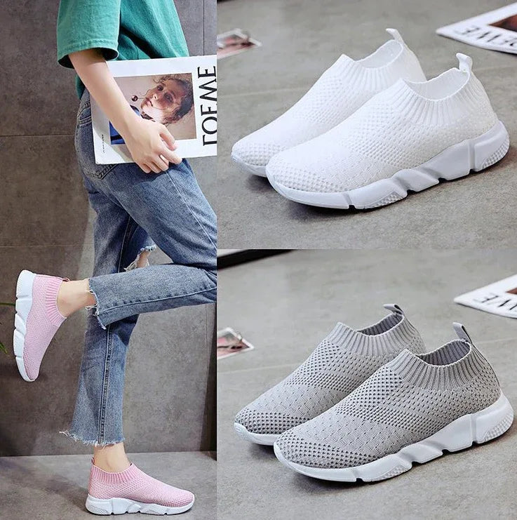 Large size flying woven mesh shoes - DanaFashionstore