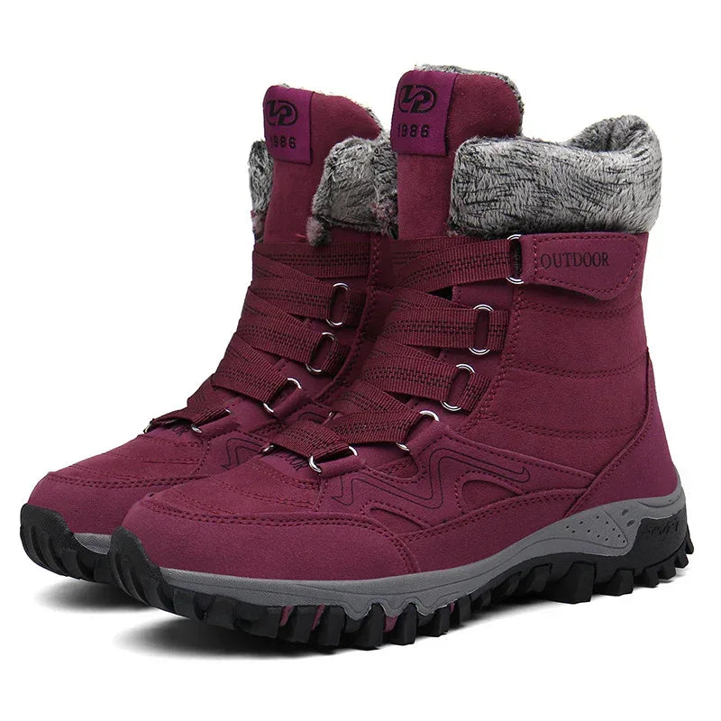 High-top warm and velvet cotton shoes - DanaFashionstore