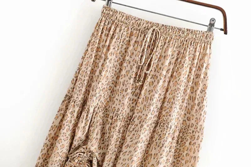 Printed pleated skirt - DanaFashionstore