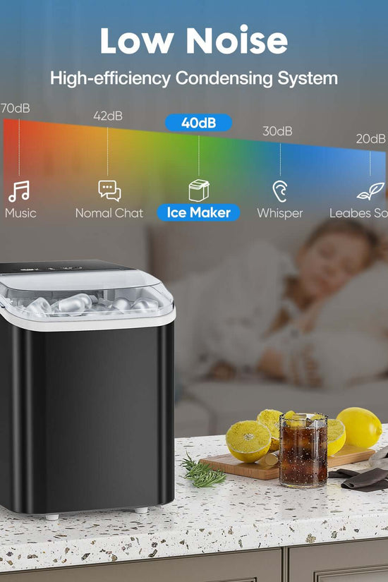 Portable Ice Maker $291.09 Dana Fashion Attribute: Black Dana's Kitchen SpecificationsLength * Width * Height: 10.00 x 14.00 x 12.00 inches (Package): 10.00 x 14.00 x 12.00 inchesWeight: 18.00 lbsProduct Code: ZHUMI-EAM-IM001-PP-BK Specifications:Black De