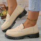 Leather Plus Size Casual Women's Shoes - DanaFashionstore