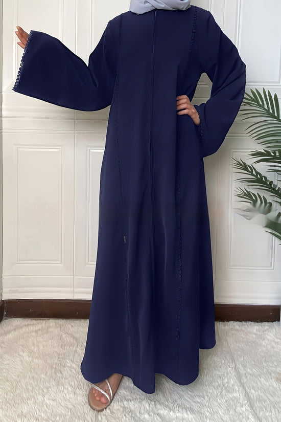 Minimalist Style Long-sleeved Cardigan Dress For Women